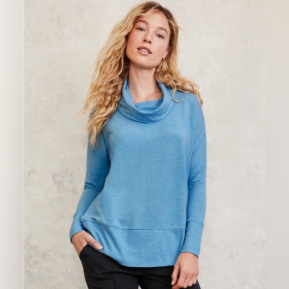 Garnet Hill Cowl-Neck Knit Tunic - Picture 1 of 6